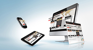 multiple devices showing responsive web design